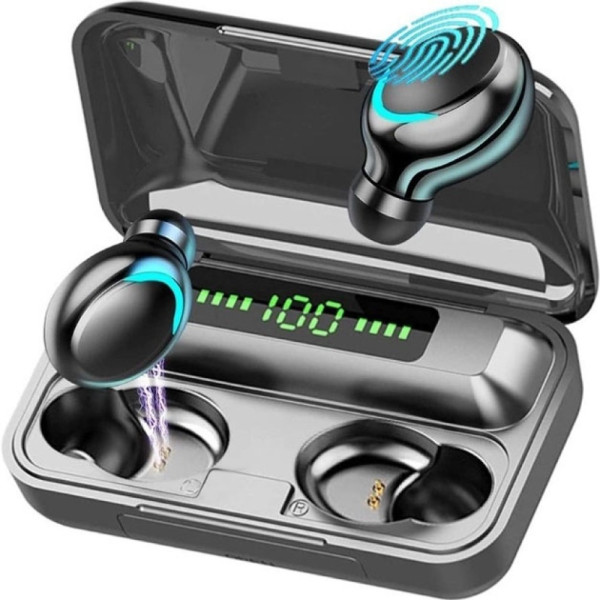 Беспроводные наушники с функцией повербанк, 2000мАч, TWS BTH-F9-5 / Bluetooth наушники
