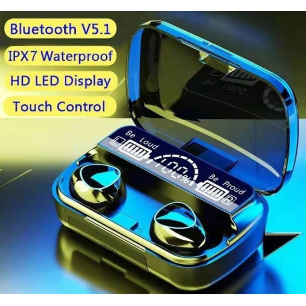 Bluetooth наушники вкладыши с кейсом Беспроводные вакуумные M10 MDR