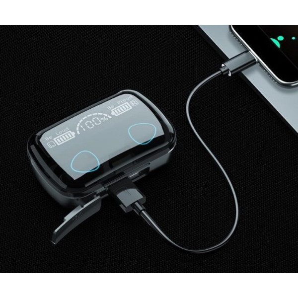 Bluetooth наушники вкладыши с кейсом Беспроводные вакуумные M10 MDR