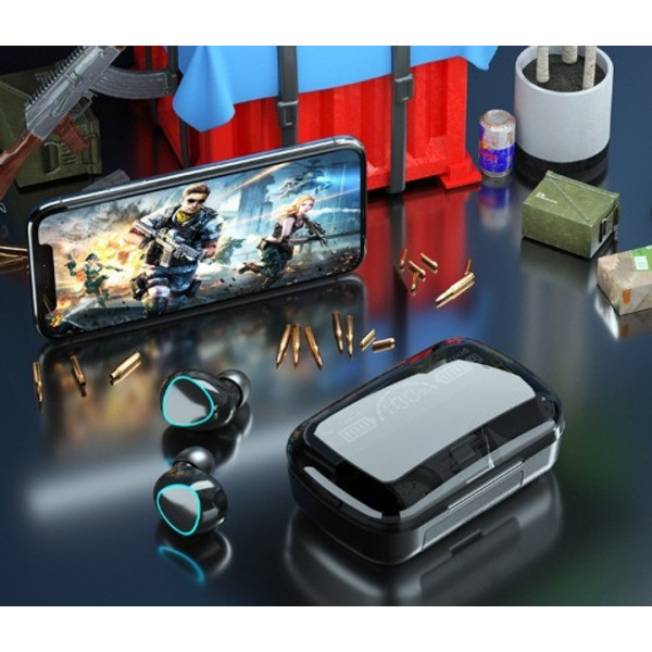 Bluetooth наушники вкладыши с кейсом Беспроводные вакуумные M10 MDR