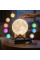Ночник Луна 13 см 3D Magic Moon Light Touch Control Белый настольний сенсорный светильник