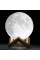 Ночник Луна 13 см 3D Magic Moon Light Touch Control Белый настольний сенсорный светильник