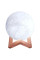 Ночник Луна 13 см 3D Magic Moon Light Touch Control Белый настольний сенсорный светильник
