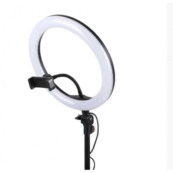 Кольцевая LED лампа 26 см, световое кольцо для селфи RGB