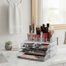 Органайзер для косметики Cosmetic Storage Box 4 ящика 24 ячейки