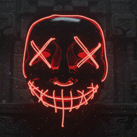 Неоновая маска Purge Mask Судная ночь ABC судная ночь