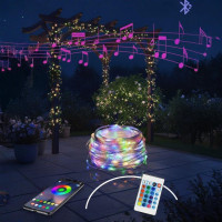 Светодиодная RGB лента LED MDX-265 10 м с пультом, водонепроницаемая