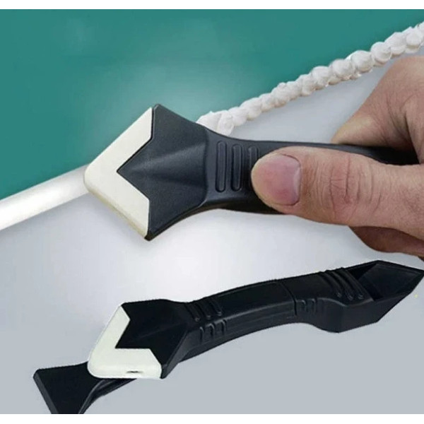 Силиконовый шпатель и скребок Silicon Towel Scrapper для удаления/нанесения силикона или герметика на любых по