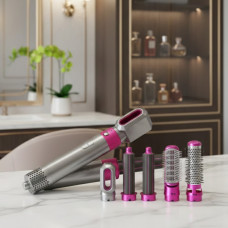 Стайлер 5в1 Hot Air Styler для разных типов волос с функциями придания объема, выпрямления, завивки и укладки