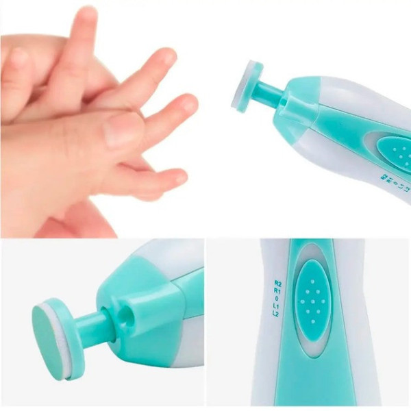 Детская пилочка аккумуляторная  для ногтей и 6 насадок NAIL TRIMMER XL-667