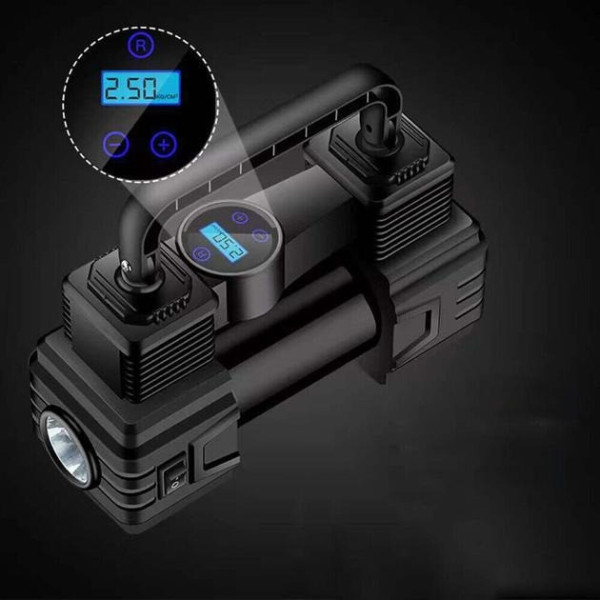 Портативный автомобильный воздушный компрессор Air pumpAND XL-1025 12В / насос с цифровым дисплеем