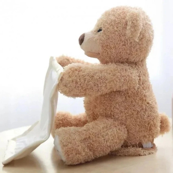 Интерактивный Говорящий мишка Пикабу Peekaboo Bear играющий с ребенком в прятки