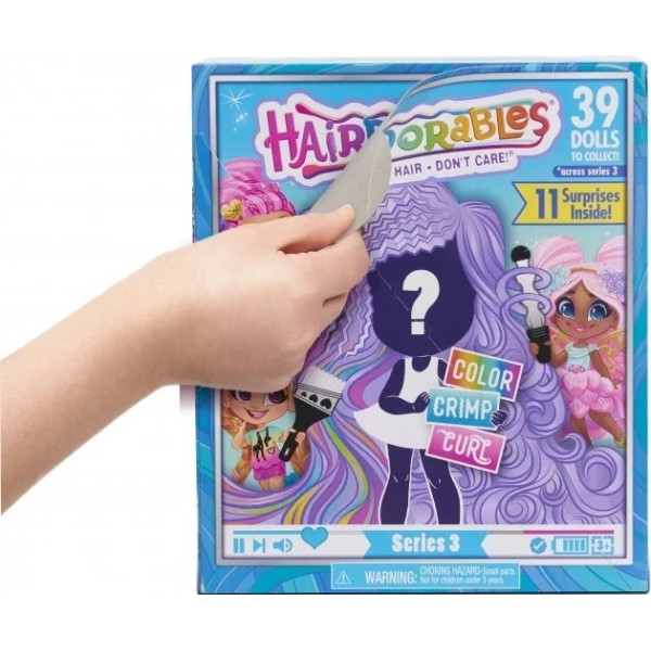 Девочка кукла в коробке игрушка Hairdorables Dolls с аксессуарами сюрприз загадка