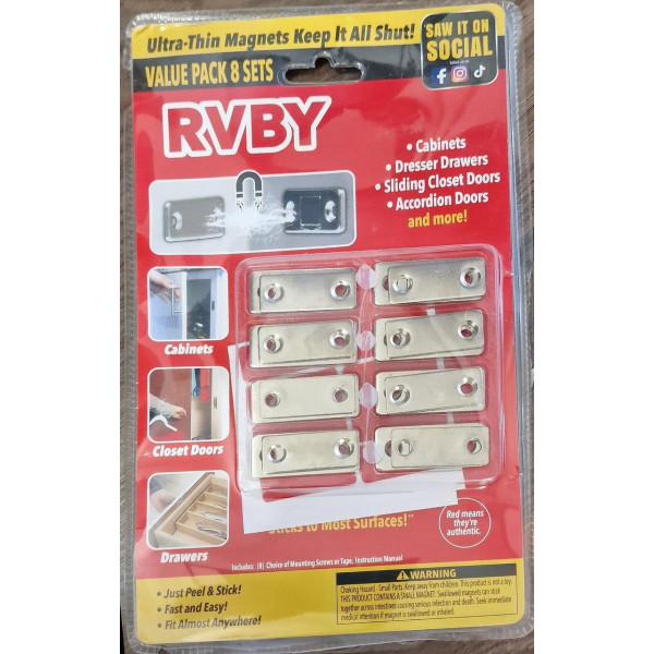 Универсальный комплект магнитов Value Pack 9436-2 / 8 штук магнитный дверной крепеж