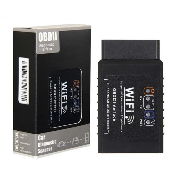Автомобильный диагностический мини сканер OBD2 WIFI ELM327 V 1.5