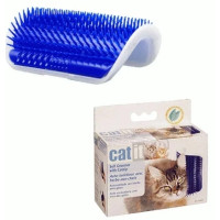 Интерактивная игрушка – Массажная чесалка для кошек Catti синяя