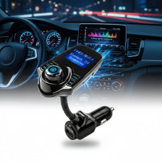 Автомобильный FM Модулятор трансмиттер T10 для авто с Bluetooth MP3 AUX передатчик UKC