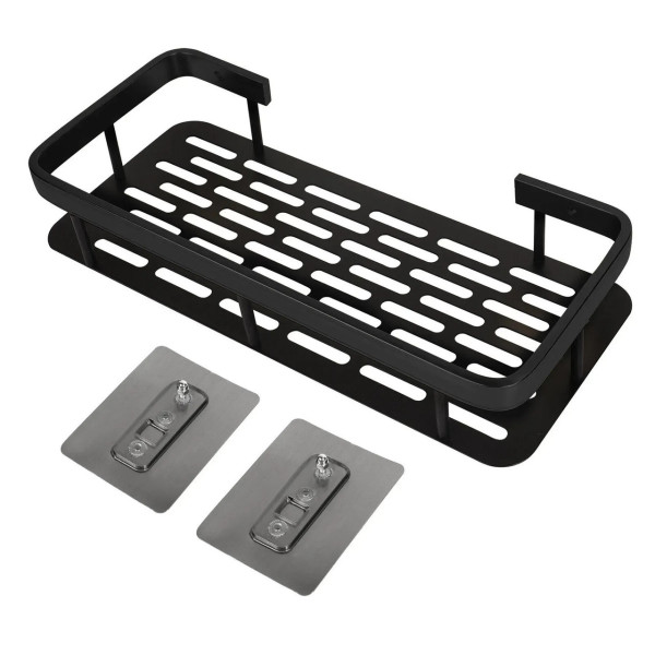 Металлическая полка для ванной органайзер STORAGE RACK Полка настенная для ванной Органайзер-полочка