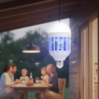 Лампа белая светодиодная от комаров Zapp Light Led Lamp /  антимоскитный уничтожитель насекомых от сети