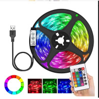 Светодиодная LED лента RGB 5050 с Bluetooth приложением 5 метров водостойкая