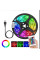 Светодиодная LED лента RGB 5050 с Bluetooth приложением 5 метров водостойкая