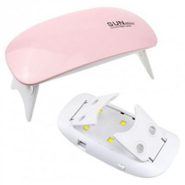 Лампа для маникюра и педикюра LED+UV (лампа для сушки гель-лака) SUN 6 Вт