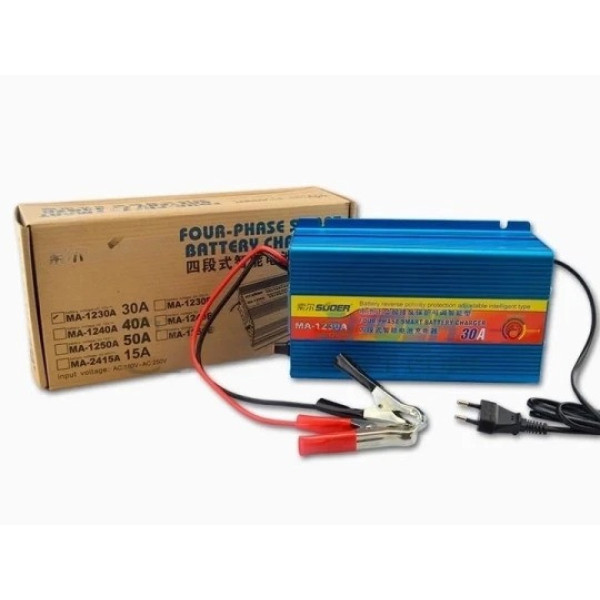 Зарядное устройство для автомобильного аккумулятора BATTERY CHARGER MA-1230A 12V 30A