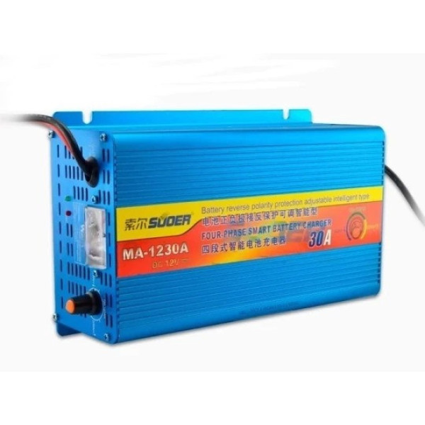 Зарядное устройство для автомобильного аккумулятора BATTERY CHARGER MA-1230A 12V 30A