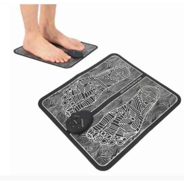 Массажный вибрационный коврик для ног EMS Foot Massager лечебный коврик для ног