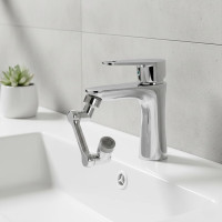 Насадка аэратор на кран для экономии воды Faucet Splash Head с поворотом на 1080° и двумя режимами металл