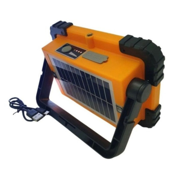 Аккумуляторный прожектор-лампа Working Lamp JN-882 на солнечной батарее с USB Power Bank от Type-C 3600 мАч