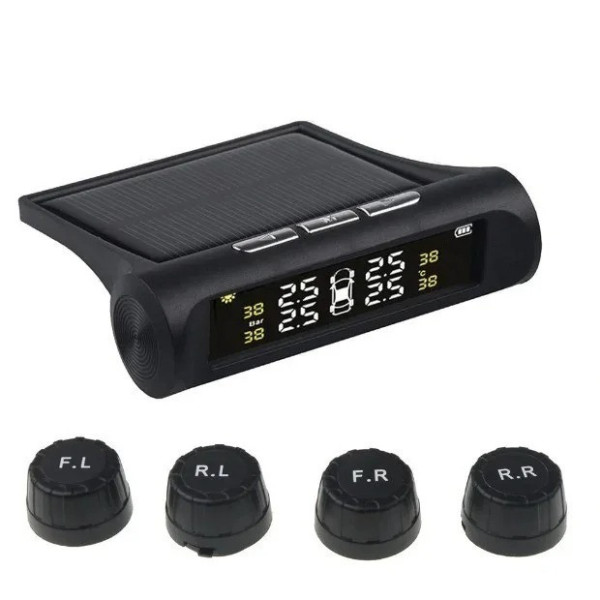 Беспроводная система контроля давления в шинах TPMS (в прикуриватель)