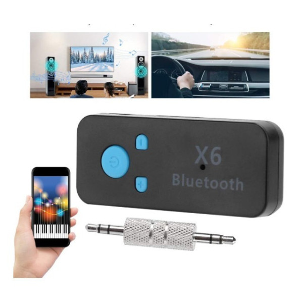 Bluetooth приемник аудио ресивер BT-X6 черный