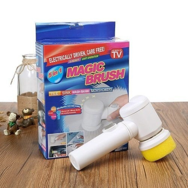 Беспроводная многофункциональная электрическая щетка Magic Brush 5в1, щетка для уборки