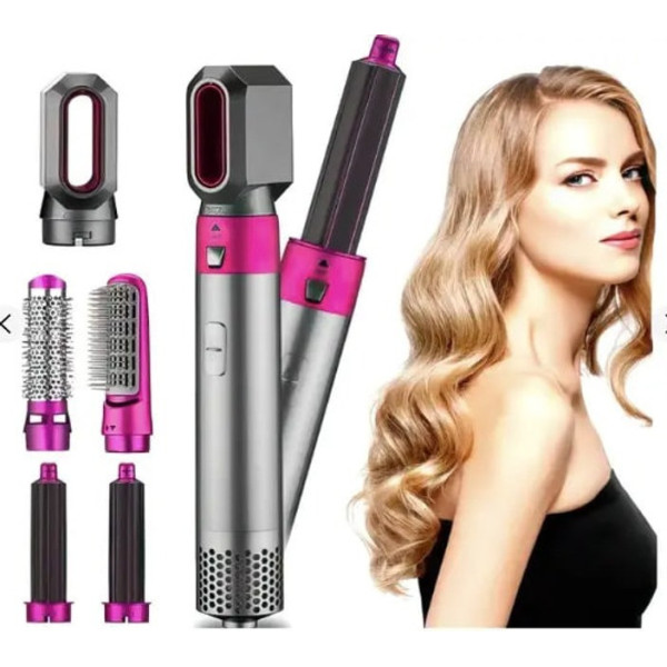 Мультистайлер 5 в 1 Hot Air Styler для разных типов волос с функциями придания объема + box