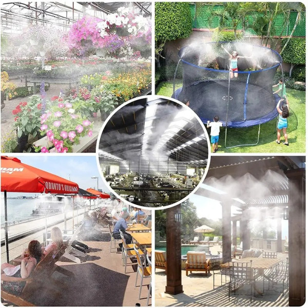 Система орошения Aqualin, 10 м. Комплект для туманообразования, дома, огорода и увлажнения воздуха