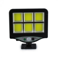 Фонарь уличный Light BL BK128-6COB Черный пультом на солнечной батарее с датчиков движения
