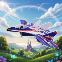Игрушечный самолёт Foam-Plane пенопластовый аккумуляторный для детей от 6 лет S27