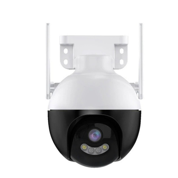 Уличная IP-камера 360 6 МП видеокамера поворотная CAMERA Ap ICSEE 6 mp + Блок питания