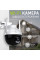 Уличная IP-камера 360 6 МП видеокамера поворотная CAMERA Ap ICSEE 6 mp + Блок питания