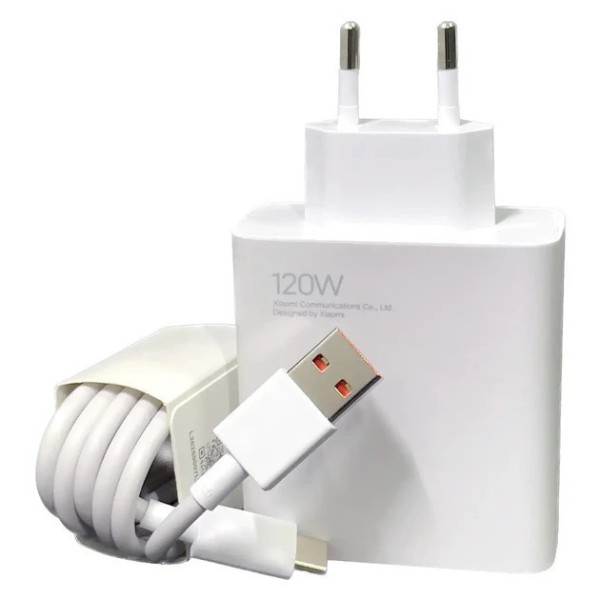 Сетевое зарядное устройство на 120 Вт с разъёмом USB Type-A, поддержка быстрой зарядки QC 3.0