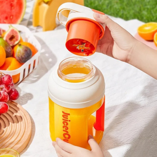 Портативный блендер Sunroz Juicer Cup 1500 мл, беспроводной, USB зарядка
