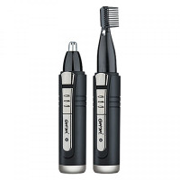 Триммер беспроводной Gemei GM-3109 2 в 1 - бритва для носа и ушей