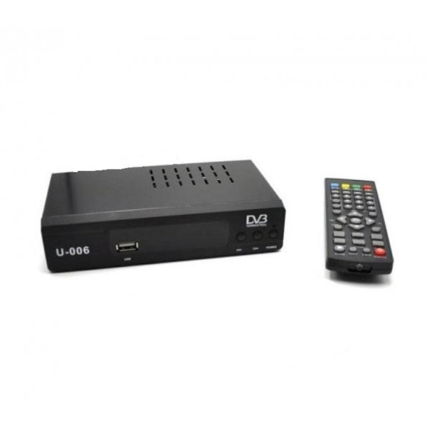 Цифровой тюнер для ТВ DVB-T2 UNIQUE / ТВ ресивер, приставка Т2 С IPTV U006