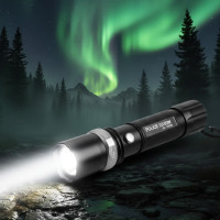 Велосипедный вело фонарик BL-8628 фонарь 30000w с линзой Bailong с креплением на руль