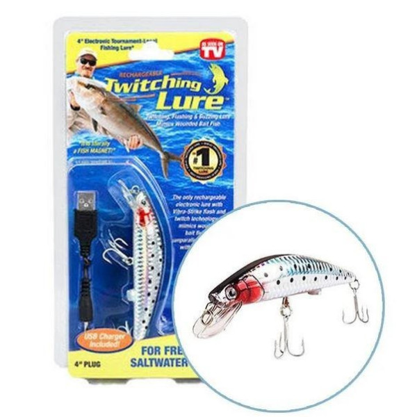 Приманка для ловли хищных рыб Twitching Lure, Электронная приманка для ловли рыб