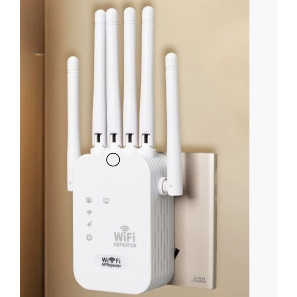 Двухдиапазонный Wi-Fi репитер 2.4 5 ГГц 1200 Мбит/с 6 антенн RJ45 режим AP