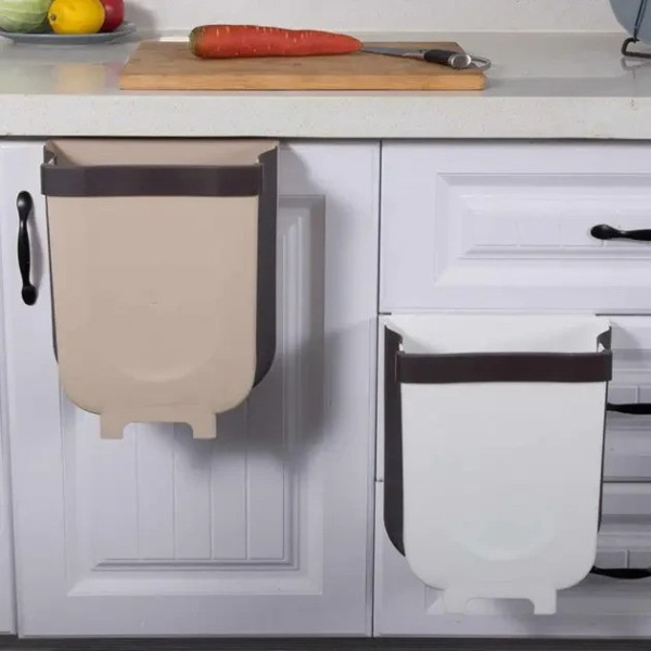 Мусорное ведро, Ведро для мусора Foldable Hanging Garbage Bin, Подвесное мусорное ведро для дверцы