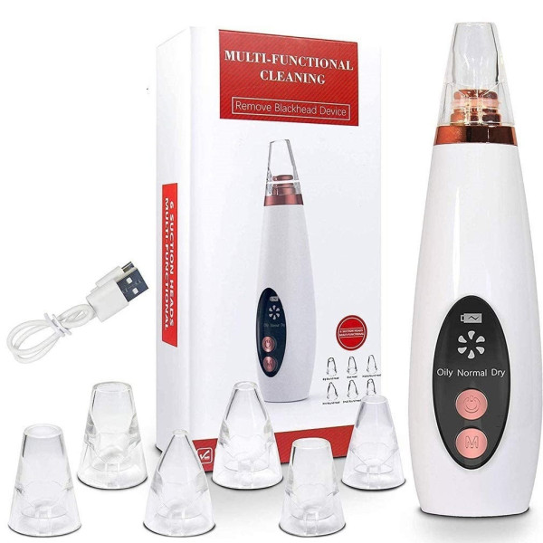 Вакуумный очиститель пор для чистки кожи лица Multi-Functional Cleaning MF-64, вакуумный аппарат-очиститель