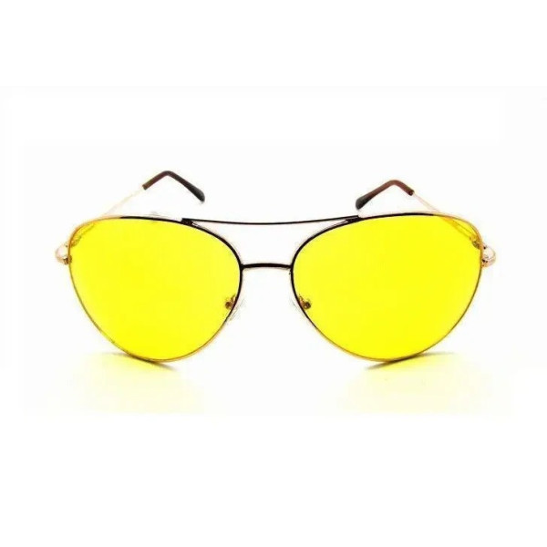 Желтые очки для водителей ночного виденья Night View Glasses / Антибликовые очки для водителей